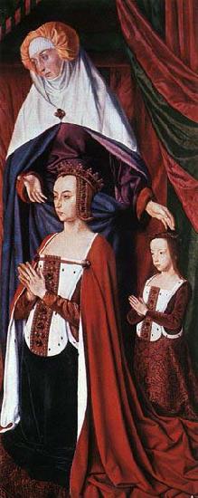 Master of Moulins Anne de France, Wife of Pierre de Bourbon France oil painting art